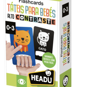 Flashcards Táteis para bebés com alto contraste