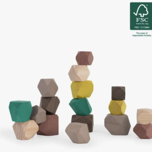 Eco - Pedras de madeira para empilhar